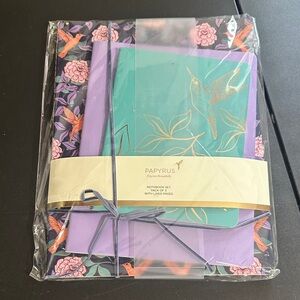 Papyrus notebook set of 3 with lines pages